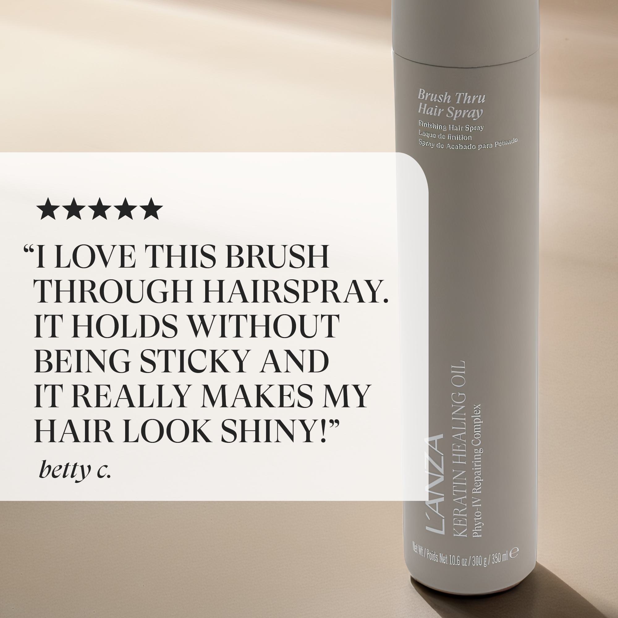 Brush Thru Spray