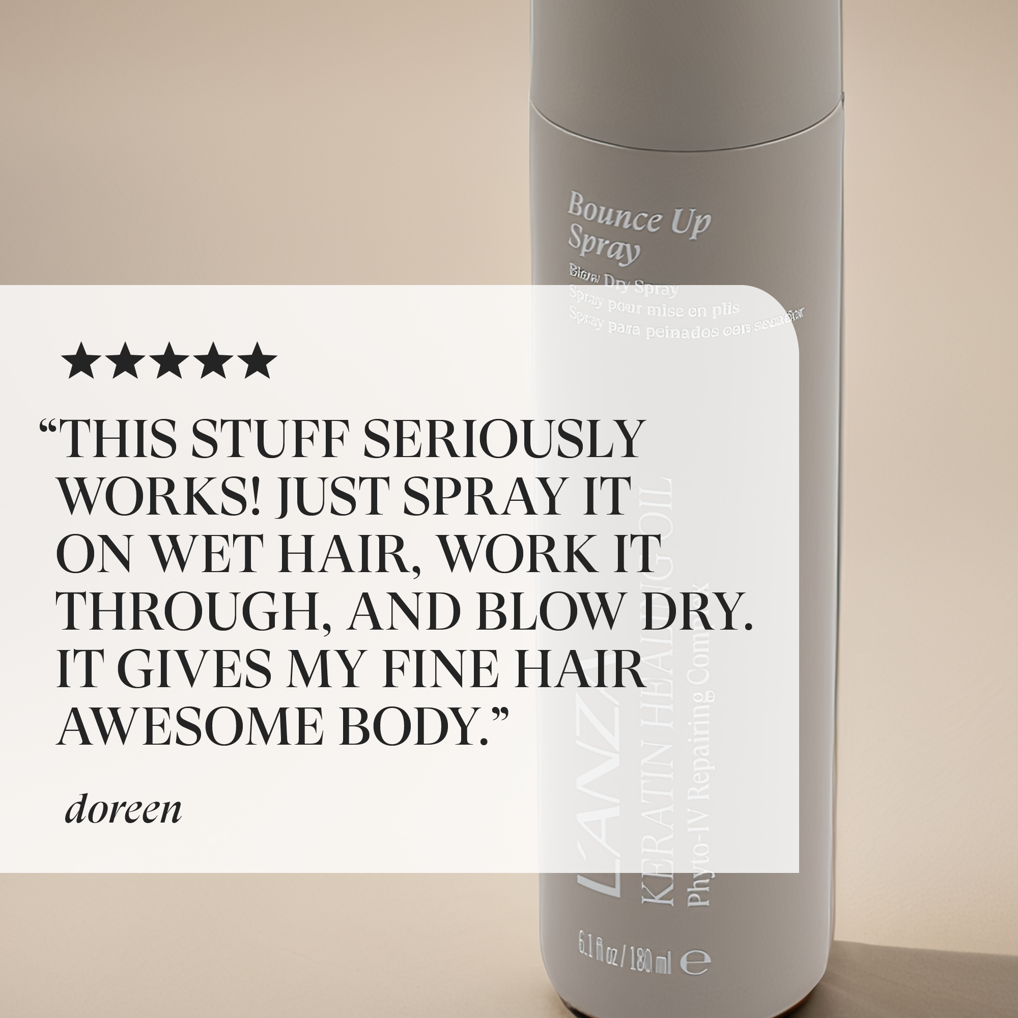 Bounce Up Spray